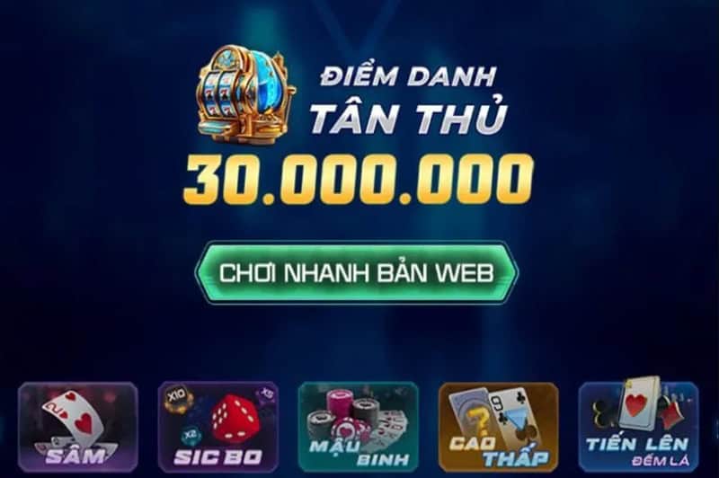 Điểm danh liên tục hằng ngày để nhận quà tặng